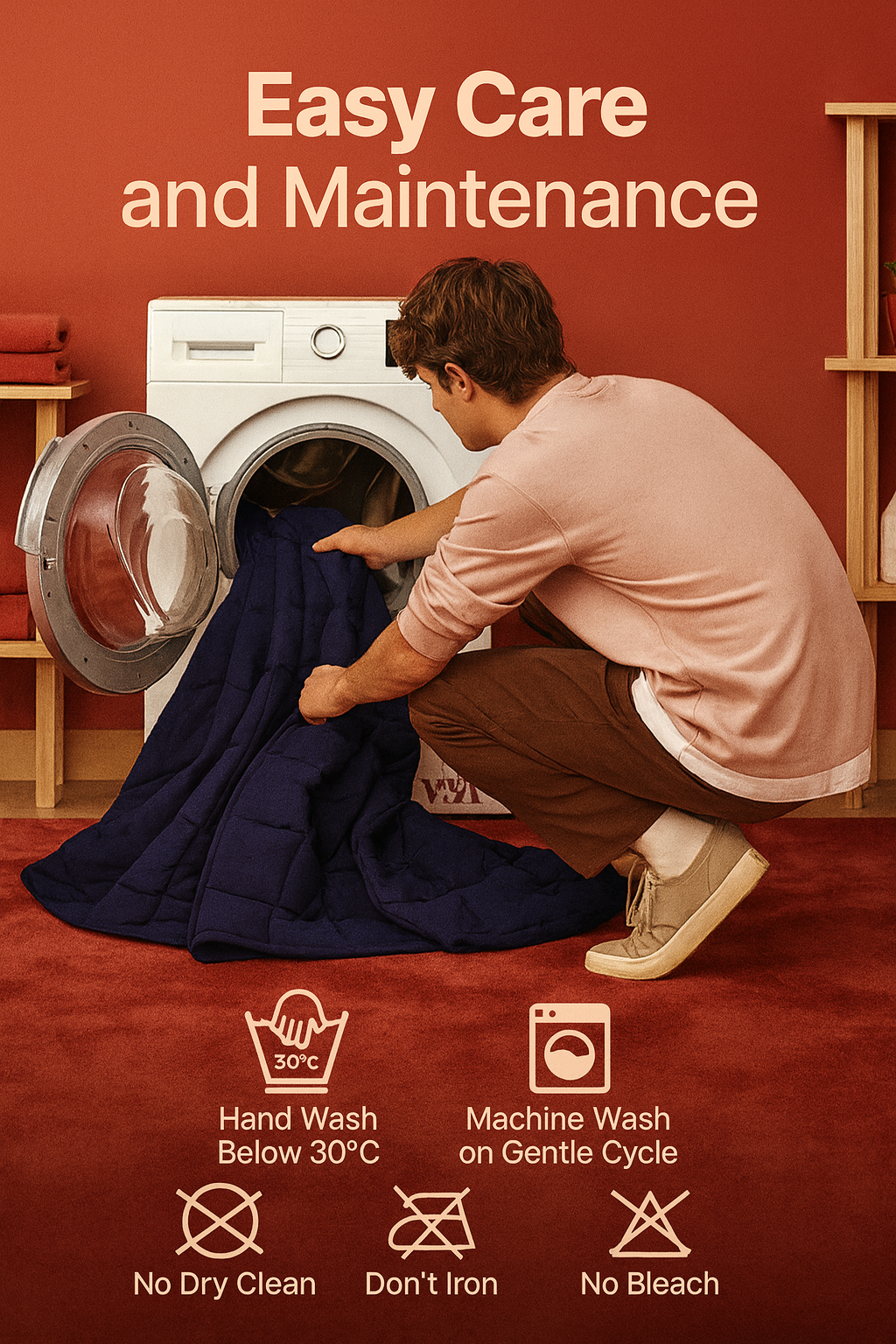 Velv.co 25lb Quilted Weighted Blanket